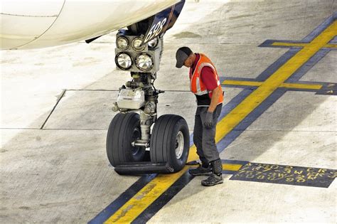 Airplane Mechanic inspection